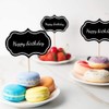 Pack of 56 Party Buffet Food Labels Blank Toothpick Flags