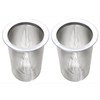 ZEROJAPAN P-MLI-2 18-8 Stainless Steel Mini Long Tea Strainer, Set
