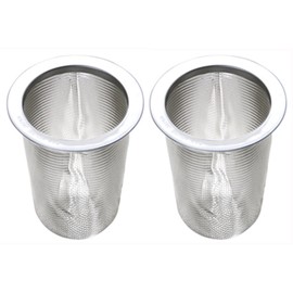 ZEROJAPAN P-MLI-2 18-8 Stainless Steel Mini Long Tea Strainer, Set of 2