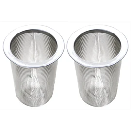 ZEROJAPAN P-MLI-2 18-8 Stainless Steel Mini Long Tea Strainer, Set of 2
