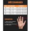 AXEVMEN Winter Gloves Men Women Cycling Gloves (Black, S)