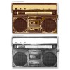 OwnTheAvenue 2 Pack - Boombox Hip Hop Music Vintage Style