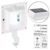Lunartec Outdoor Garden Lighting: Solar LED Gutter Light with PIR