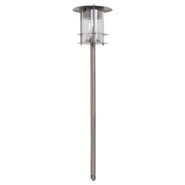 colourliving Stainless Steel Solar Garden Light with 6 LED Solar Lamp Garden Lighting Path Lighting
