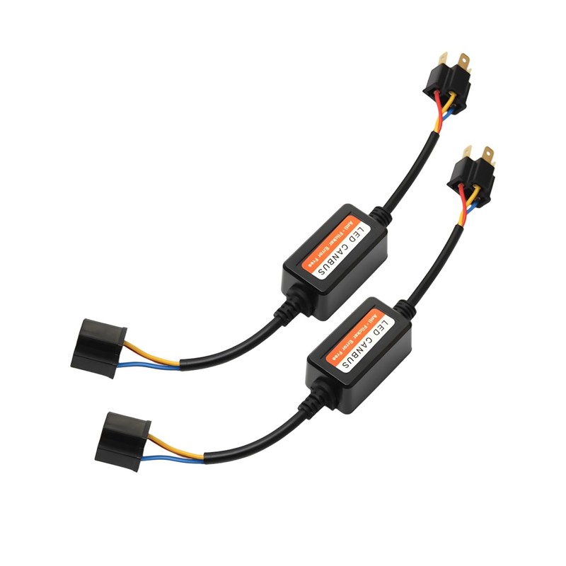2pcs H4 to H13 Decoder Anti Flicker CanBus Kit for