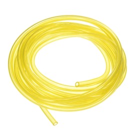 M METERXITY Tubing Carburetor Fuel Vent Line, 3mm(0.12") ID 5mm(0.2") OD 2m(7') Long Polyurethane Gas Oil Tube for ATV/Go Kart/Dirt Bike, Universal Petrol Pipe Replacement [Yellow]