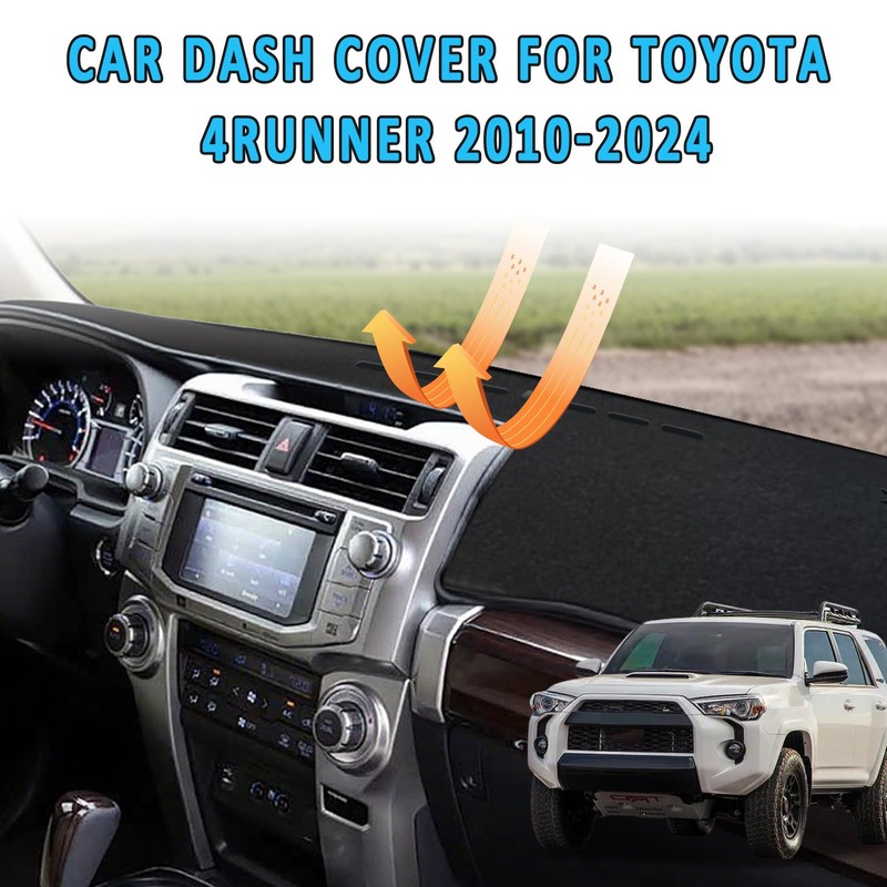 HEDAQI Car Dash Cover for Toyota 4Runner 2010-2021 2022 2023