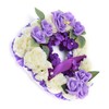 Artificial Heart Shaped Wreaths Wedding Wreaths Fake Flowers Decoration for