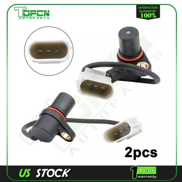 topcn-autoparts 2PCS Crankshaft Position Sensor For Golf R Jetta TT