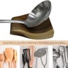 Amore Legno Sforza Wooden Spoon Rest, Cutlery Tray for Spoons