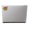 2 x 10cm/100mm Love Peace Joy Vinyl Sticker Hippy Flower