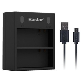 Kastar Dual USB Charger for GoPro AHDBT-201, AHDBT-301, AHDBT-302, Gopro3 and GoPro Hero3+, Hero3, HD Motorsports Hero, Surf Hero, Hero Naked, Hero 960, Hero HD 1080p