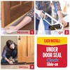 M-D Building Products Vinyl Cinch U-Shape Door Bottom Seal, Slide-On