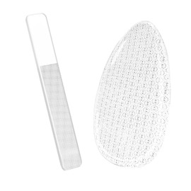 KAJIAOAO Heel Cutter, Nail Care, 2-Piece Set, Manicure, Heel Cutting & Heel File, Exfoliating Foot Care, Nail Care, Storage Box Included