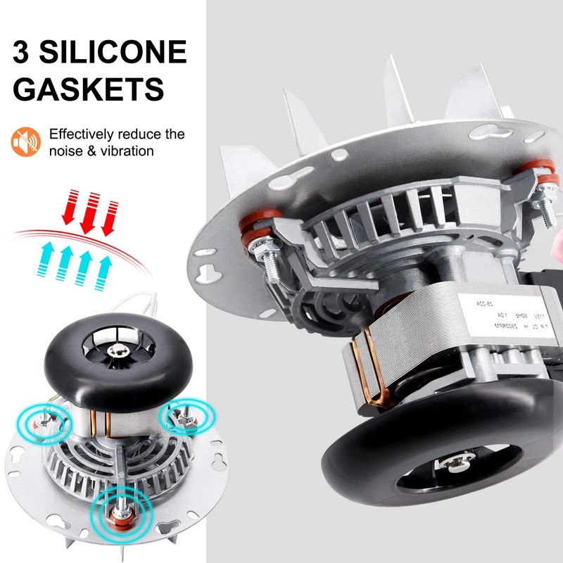 Criditpid Replacement 812-4400 Exhaust Blower Motor for Quadra-Fire Santa Fe,