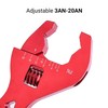 EVIL ENERGY AN Fitting Wrench, 3AN-20AN Adjustable AN Wrench Aluminum
