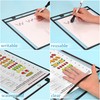 Ndsox 5 Packs Oversized Dry Erase Pockets Reusable Plastic Sleeves
