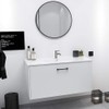 Bathroom Faucet Brushed Nickel One-Handle, Modern one Hole Bathroom Sink
