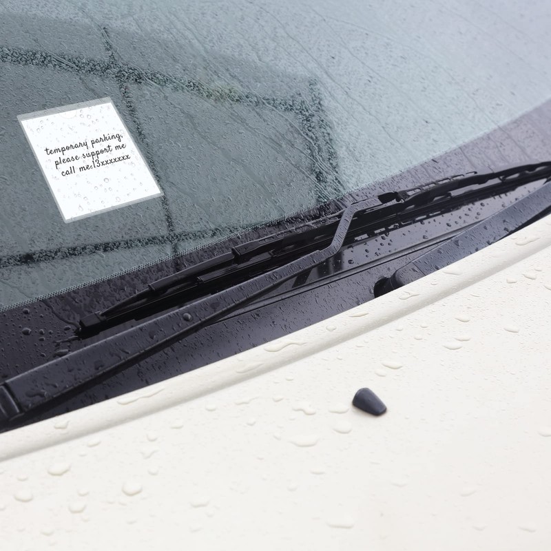 upain 10 Pack Permit Holder for Car Windscreen Square Parking