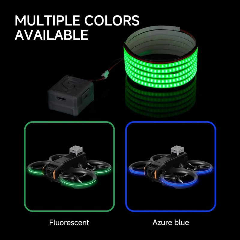 LED Light Strip for DJI Avata 2 Accessories, Anti Collision