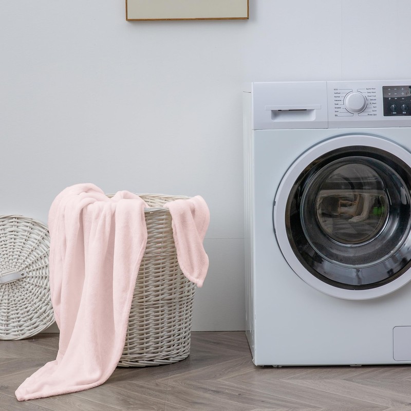 BEDELITE Flannel Sheets Full Size Pink - Super Soft Fleece