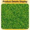Lotsdonxia 4 Pcs Artificial Grass Mats - 15x15 Cm Turf