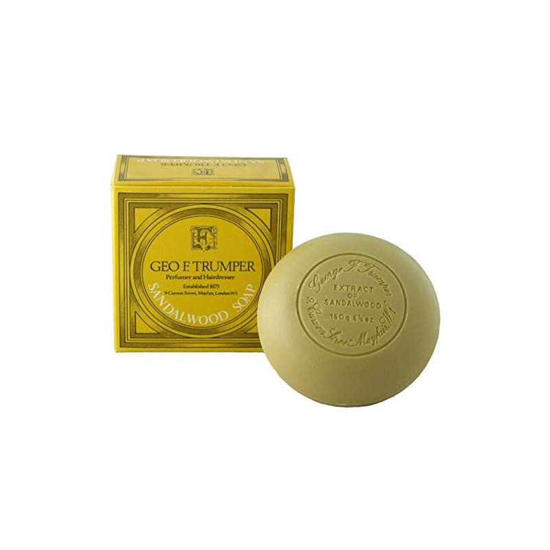 Geo F Trumper Sandalwood Round Tablet Bath Soap