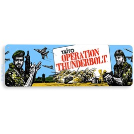 TIN Sign C470 Operation Thunderbolt Arcade Game Room Shop Marquee Metal Sign Decor Decor Retro Console