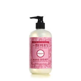 MRS. MEYER'S CLEAN DAY Hand Soap, Made with Essential Oils, Biodegradable Formula, Limited Edition Peppermint, 12.5 fl. oz