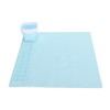 Silicone Painting Mat with Water Cup Washable Protruding Scale Line