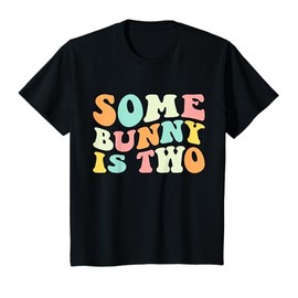 Some Bunny Is Two Retro Easter 2nd Birthday T-Shirt