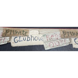 YORK Kids Bedroom Wallpaper Border Clubhouse Private Keep Out Playroom Décor KJ0351B