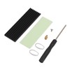 M.2 2280 SSD Heatsink, Double Sided Heat Sink with Thermal