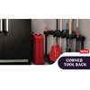 Keter Compact Corner Tool Rack for Maximum Storage and Organization
