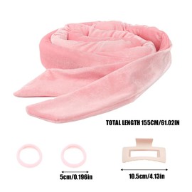 New Curlers Curls Without Heat, Pack of 4 Heat-Free Curling Band, Curlers Overnight, Curlers, Hairpin, Non-Slip Curls Overnight DIY Hair Curler No Hea Set Hairband Wave Formers