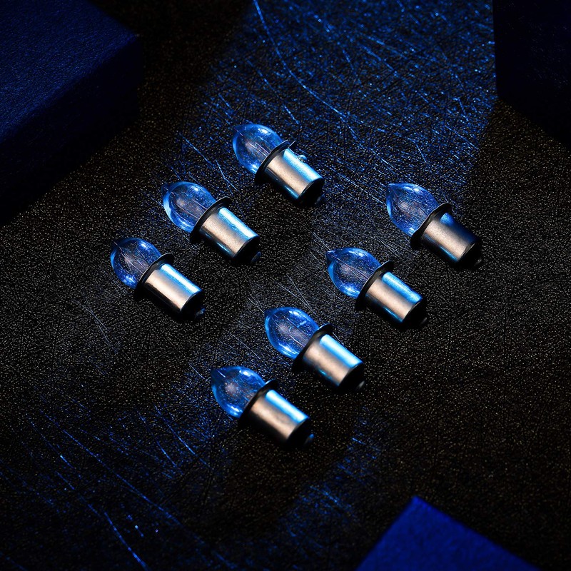 Mudder 8 Pieces 2D-2.4-Volt 0.7A Krypton Flashlight Bulb Replacement Bayonet