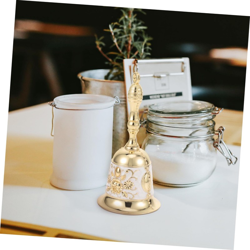 MAGICLULU Retro Hand Bell for Restaurant Service Pet Training and