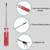bociloy 4Pcs Magnetic Torx Screwdrivers Set with Comfortable Handle, Security