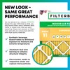 Filterbuy 14x25x4 Air Filter MERV 11 Allergen Defense (4-Pack), Pleated