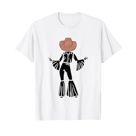 Cowboy Hat 70s Disco Dance Women Cowgirl Music Western T-Shirt