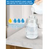 Doiliese Foaming Hand Soap Dispenser Set, 16 oz Large Glass
