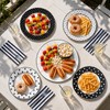60Pcs Polka Dot Paper Plates, Assorted Black White, 9 Inch