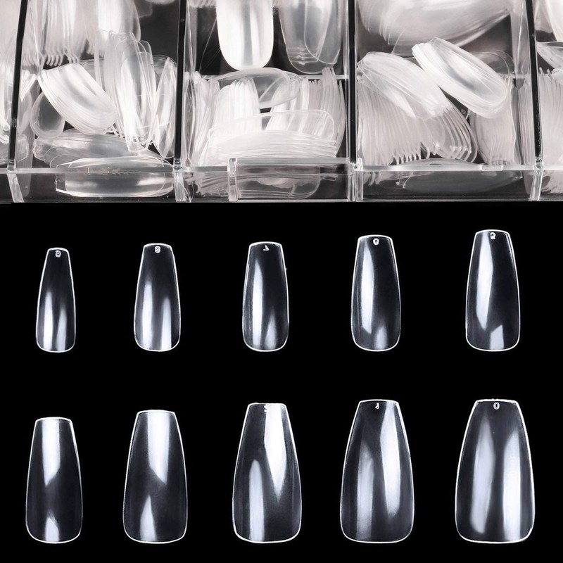 500 Pcs Nails Uñas Postizas Full Cover Nail Uñas Falsas
