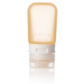 humangear Refillable Silicone Travel Size Bottles, Orange, Small (1.25oz)