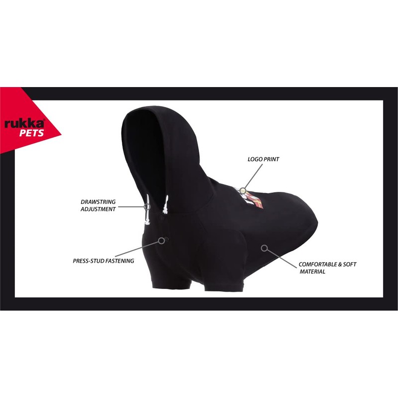 Rukka Pets Sierra Sweatshirt for Dogs Black 40