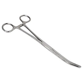 HTS 161C8 8" Curved Stainless Steel Locking Hemostat