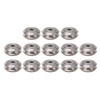 13PCS V Pulley Wheel Stainless Steel Printer Round Wheel Roller