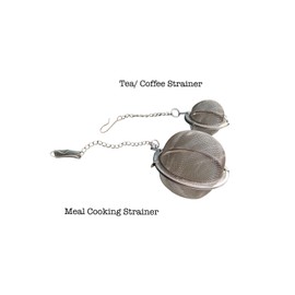 Tea Strainer by Shree Nand, Pack of 2 for Tea/Coffee & Large Meal Cooking.