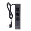 Recessed Power Strip 3xOutlets 2xUSB A 1xUSB C PD20W Ports