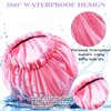 2 PCS Large Shower Cap for Braids - Waterproof Shower
